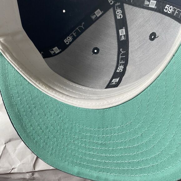 SneakerTown New Era Baltimore Orioles Fitted Hat 50th Anniversary Size 7 1/4 MLB - Picture 6 of 7